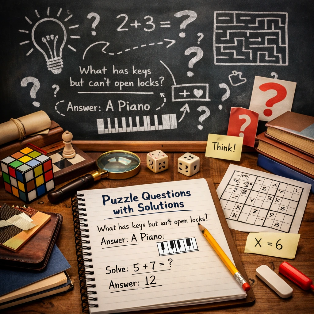 Puzzle Questions With Solutions (2026)