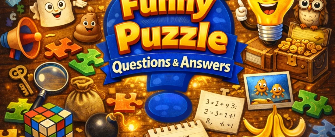 Funny Puzzle Questions With Answers (2026)