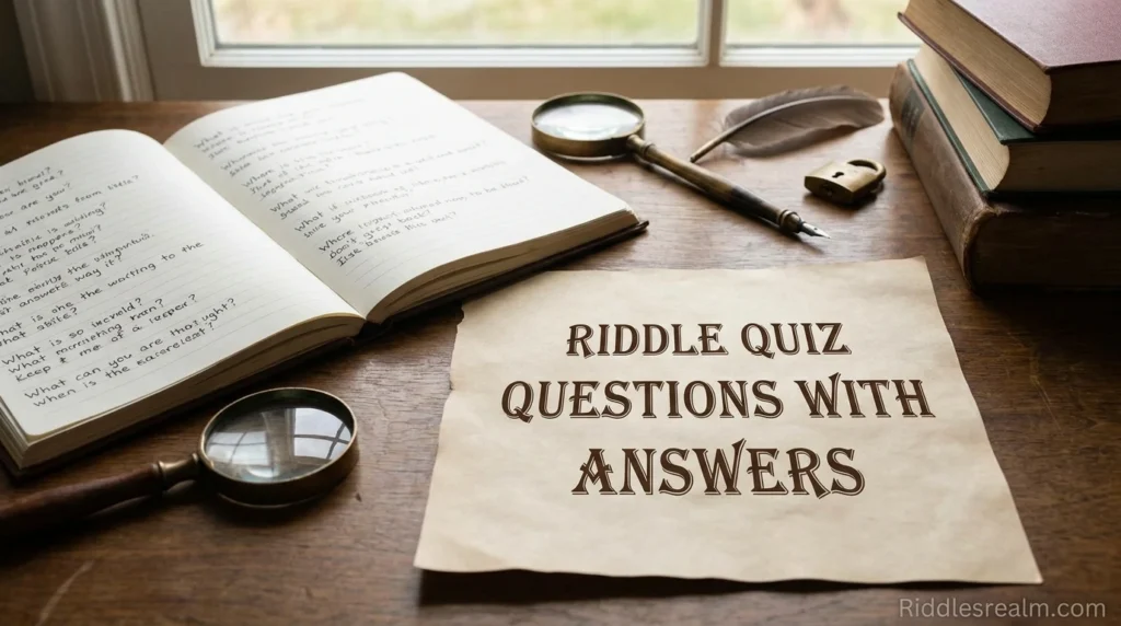 riddle quiz questions with answers