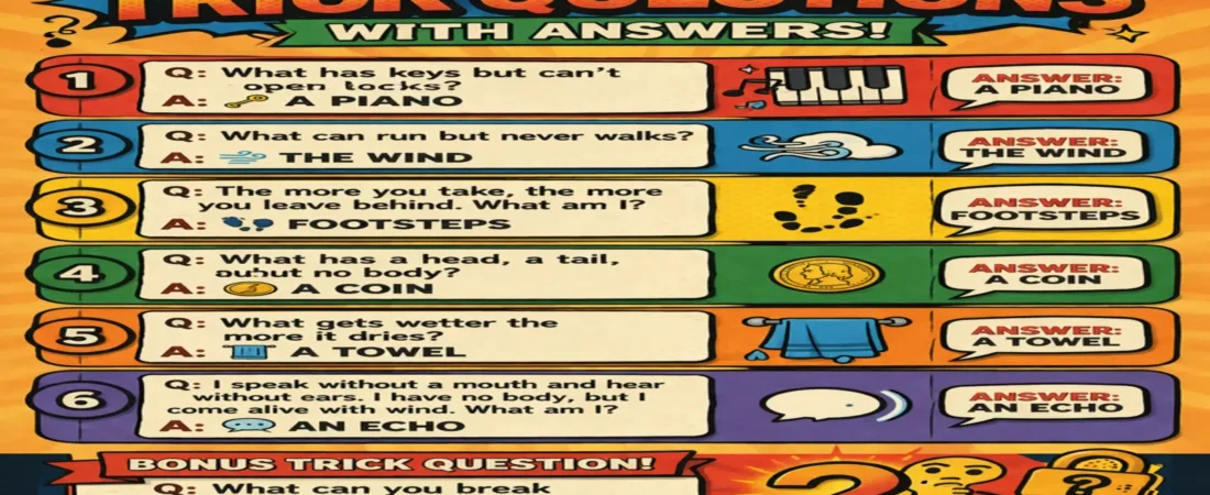 Best Trick Questions With Answers 2026