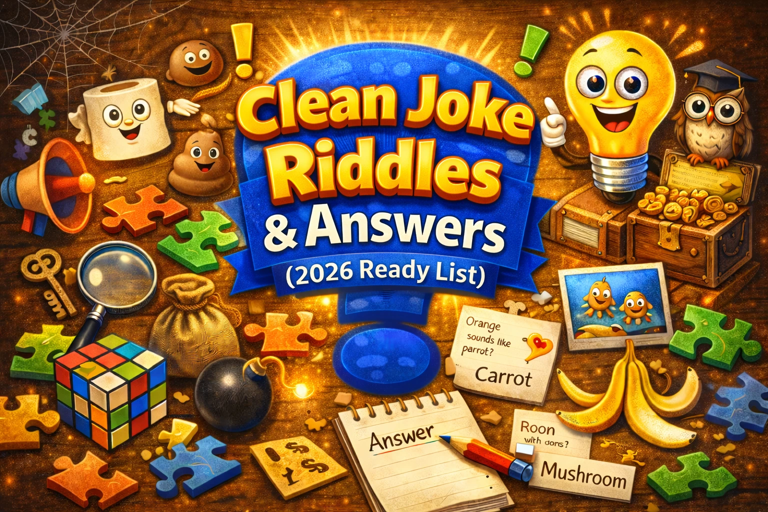 Clean Joke Riddles With Answers (2026)