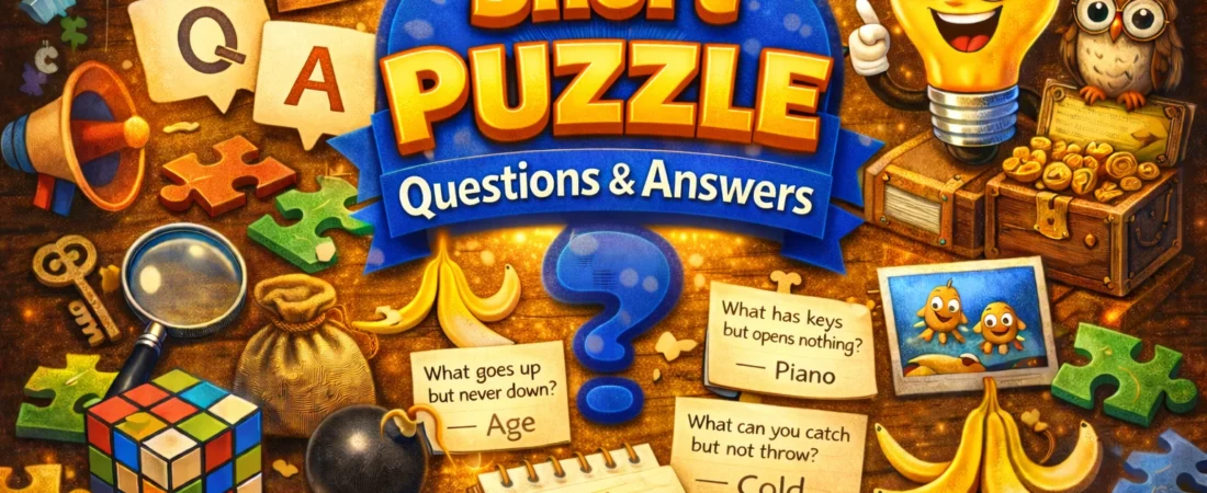 Short Puzzle Questions With Answers (2026 Mega List)