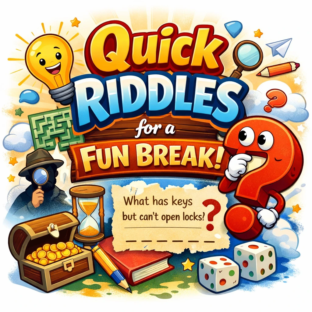 192 Quick Riddles for a Fun Break (2026)
