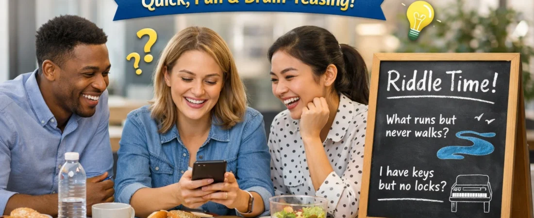 160 Short Riddles for Lunch Breaks (2026)