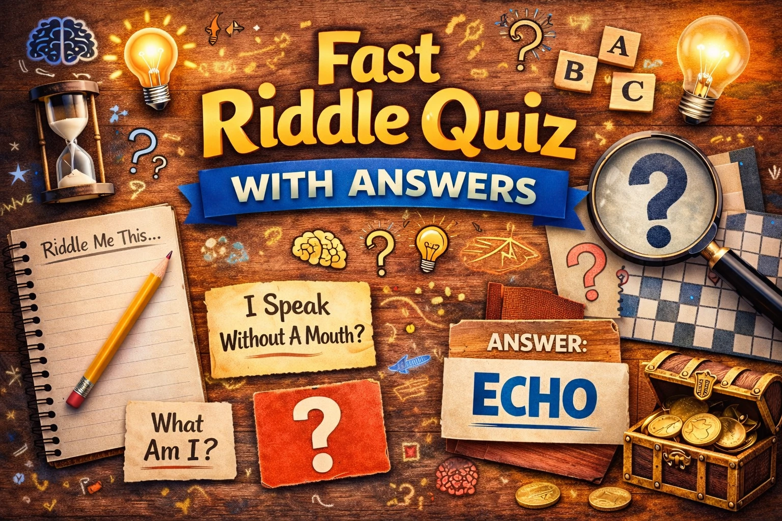 Fast Riddle Quiz With Answers to Challenge Your Brain (2026)