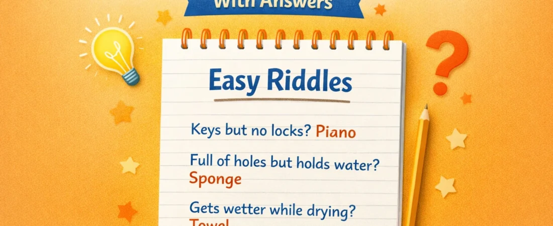 Easy Riddles for Beginners With Answers (2026)