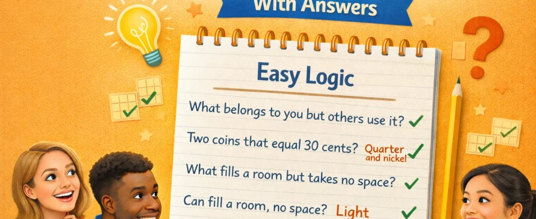 Easy Logic Questions With Answers (2026)