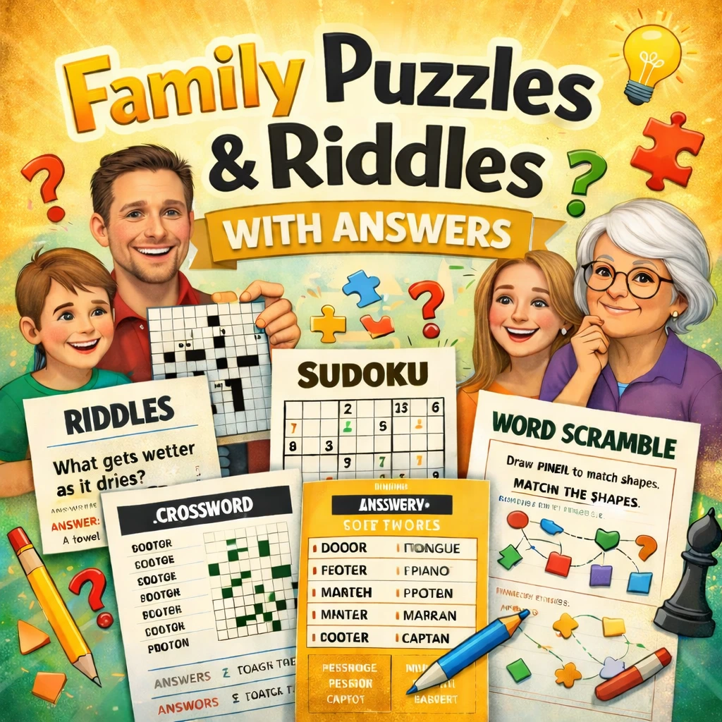 Family Puzzles and Riddles With Answers (2026)