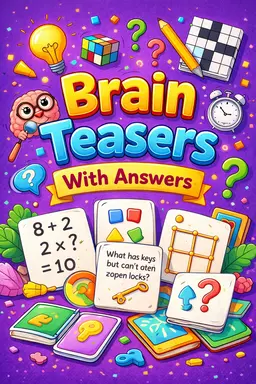 Brain Teasers With Answers for Kids and Adults