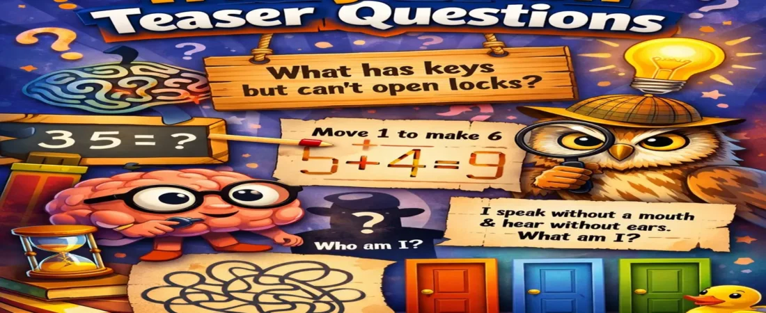Tricky Brain Teaser Questions That Make You Think