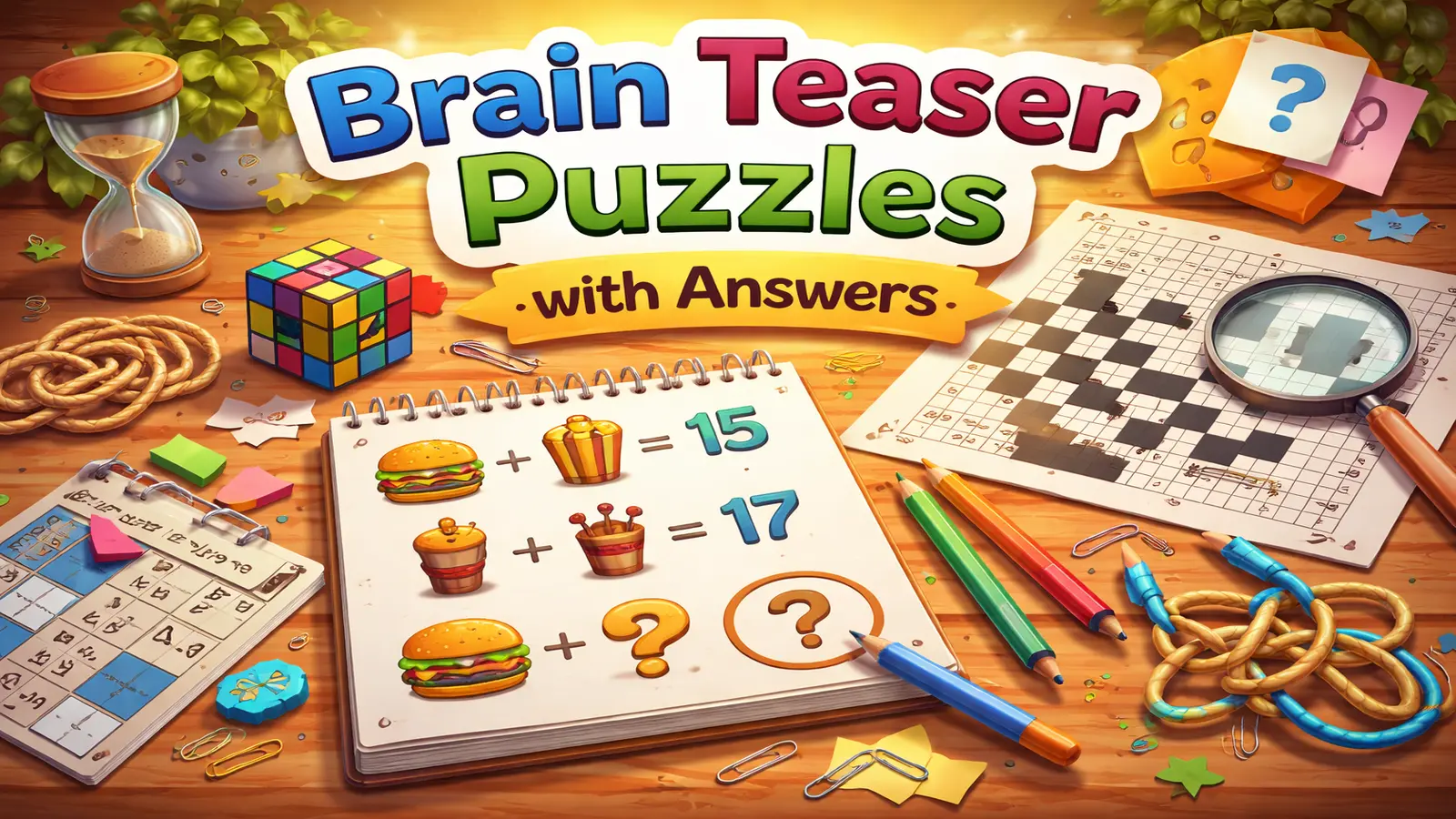 Brain Teaser Puzzles With Answers to Try Today
