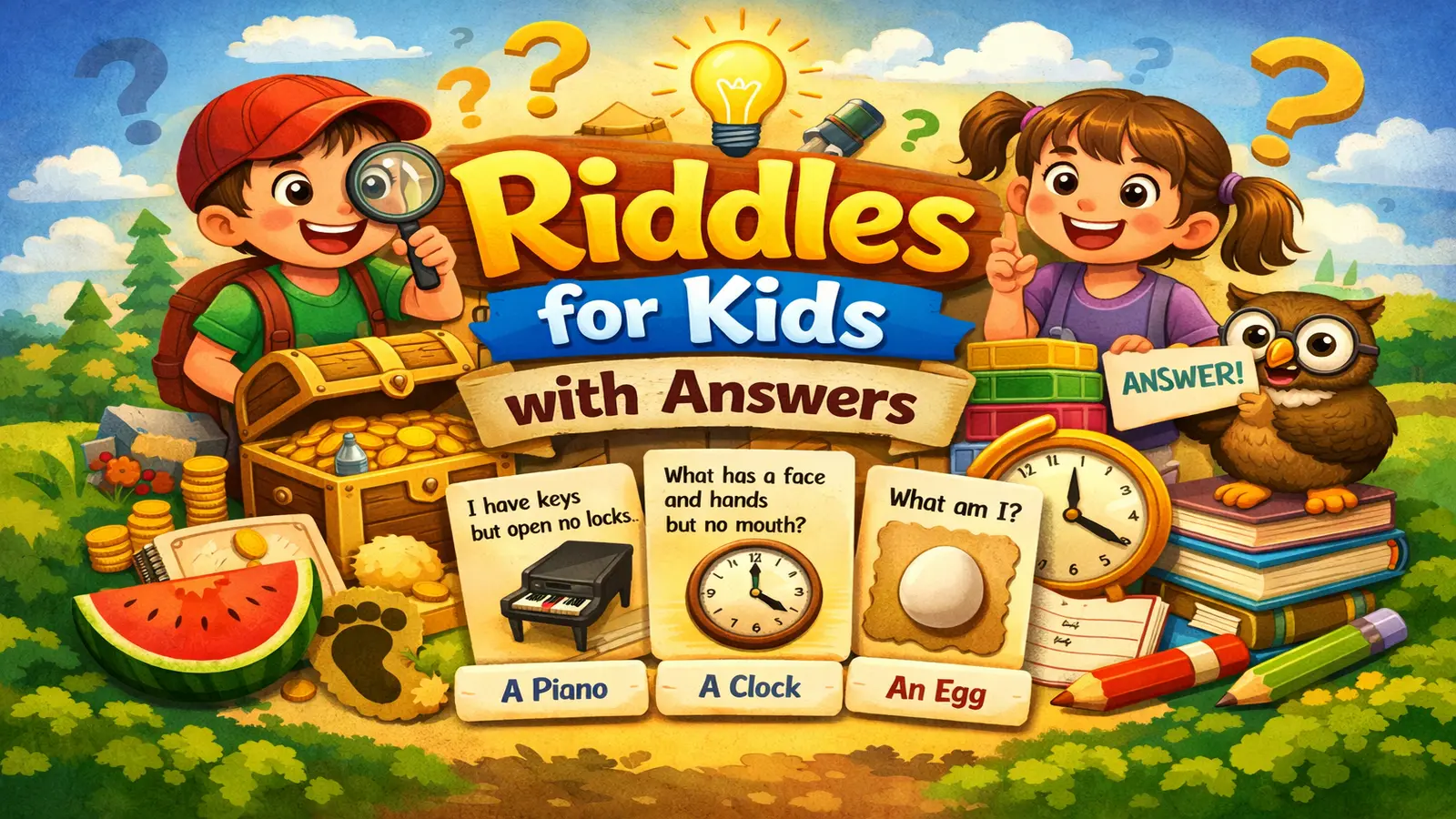 Kids’ Riddles With Answers 2026