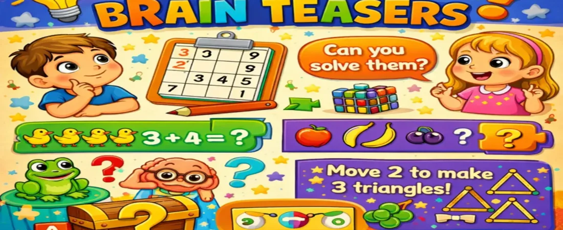 Kids Brain Teasers That Make Thinking Fun