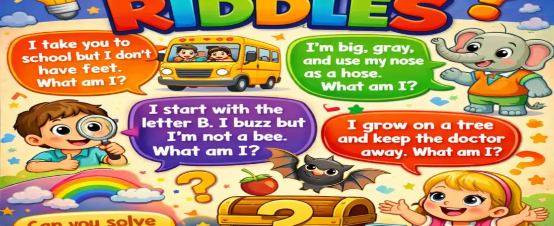 Kindergarten Riddles to Solve 2026