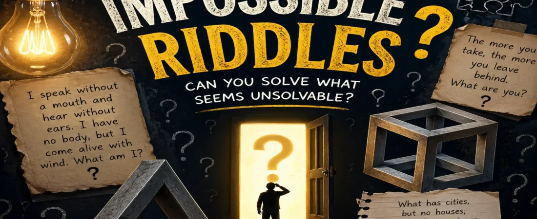Impossible Riddles That Stump Almost Everyone