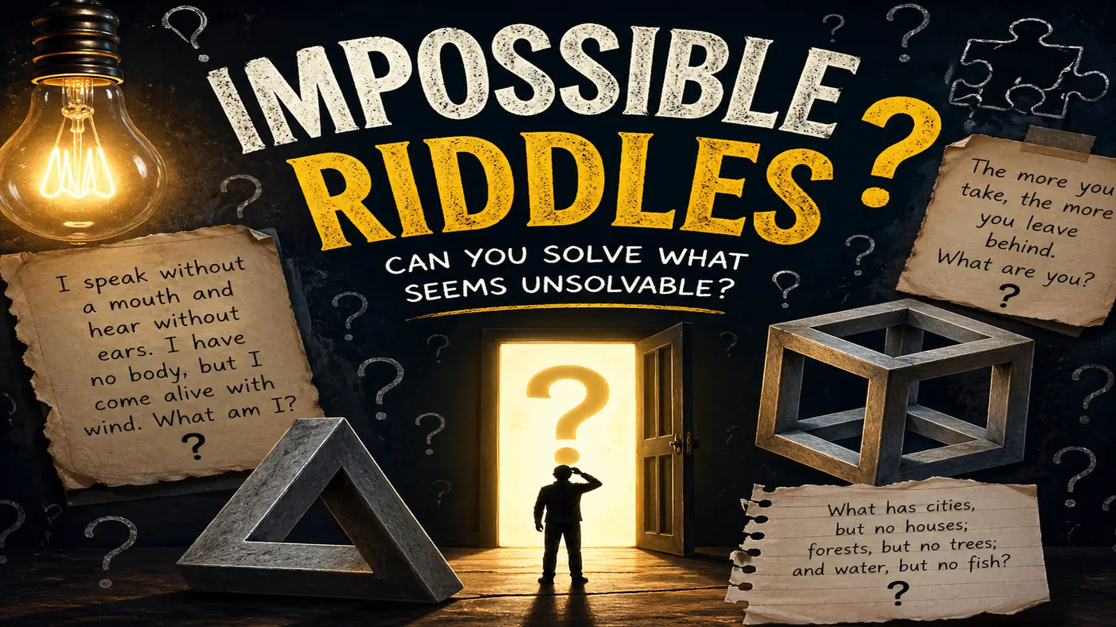 Impossible Riddles That Stump Almost Everyone