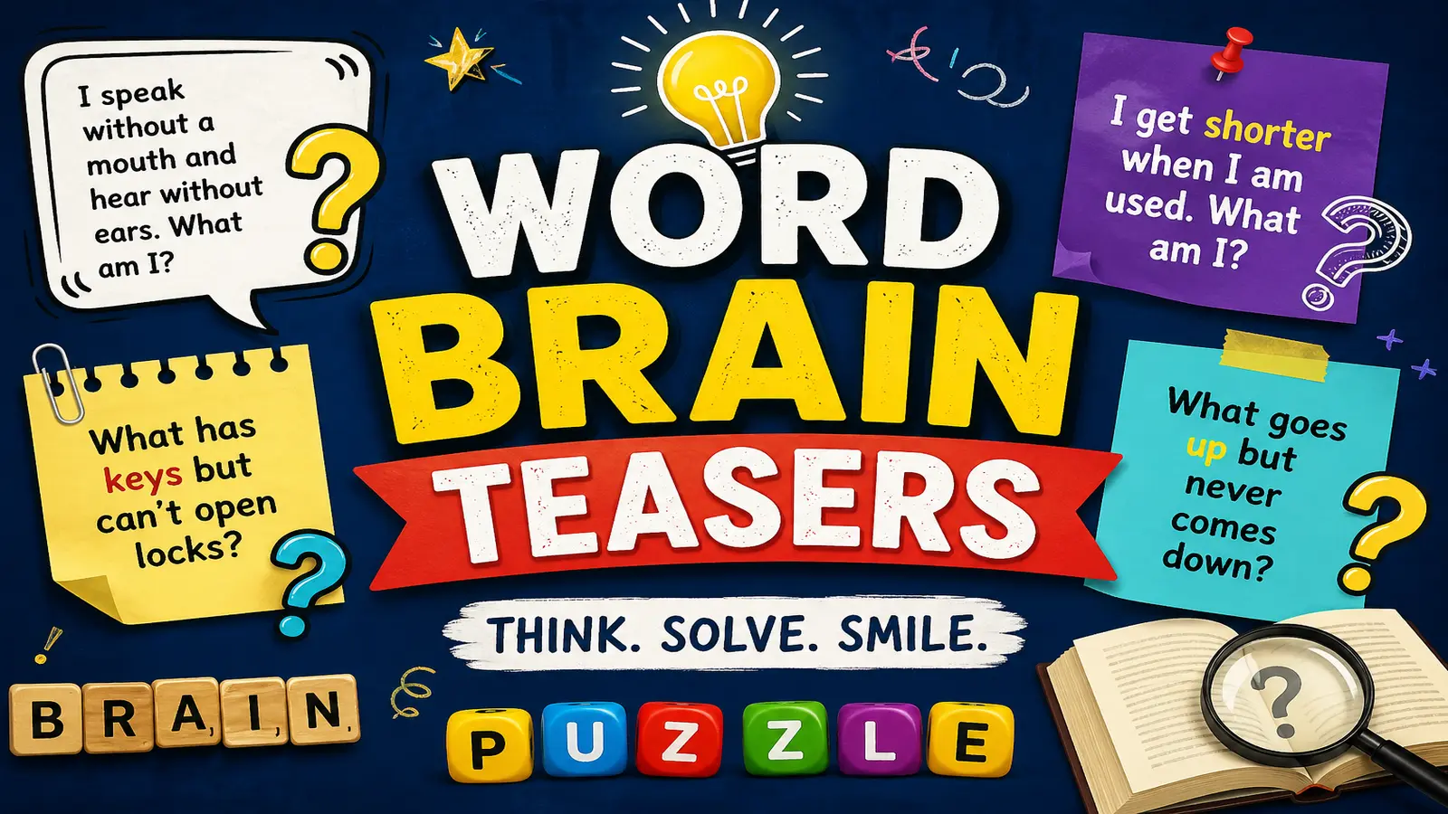 Word Brain Teasers: 150 Fun Puzzles With Answers