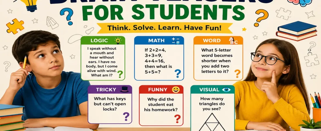 Brain Teasers for Students: 144 Classroom Ideas