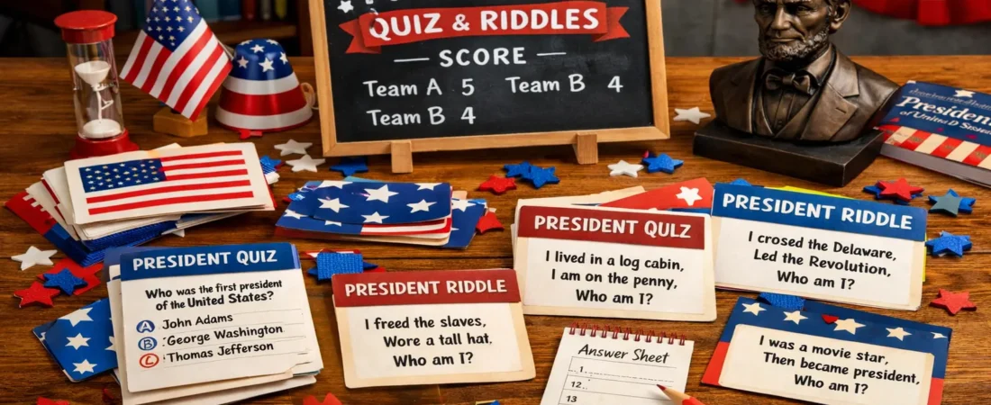 President Quiz Questions and Riddles 2026