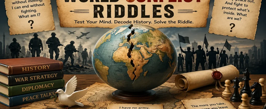 World Conflict Riddles That Make You Think