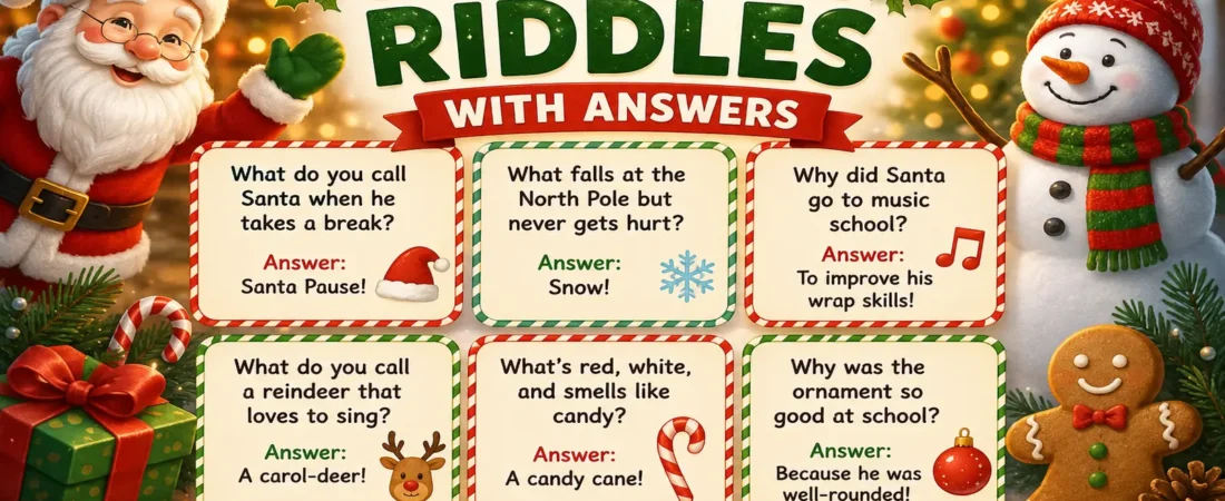 Christmas Riddles With Answers for Holiday Fun
