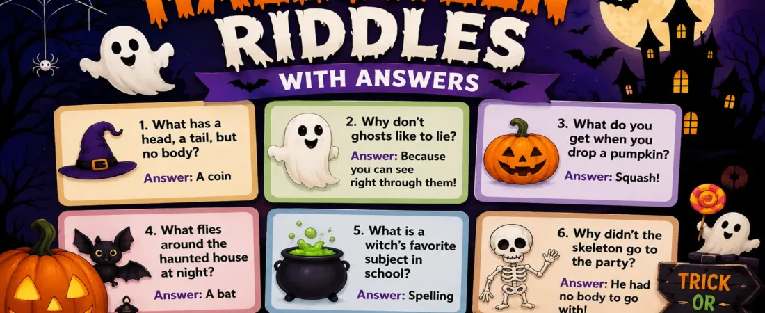 Halloween Riddles With Answers for Spooky Fun