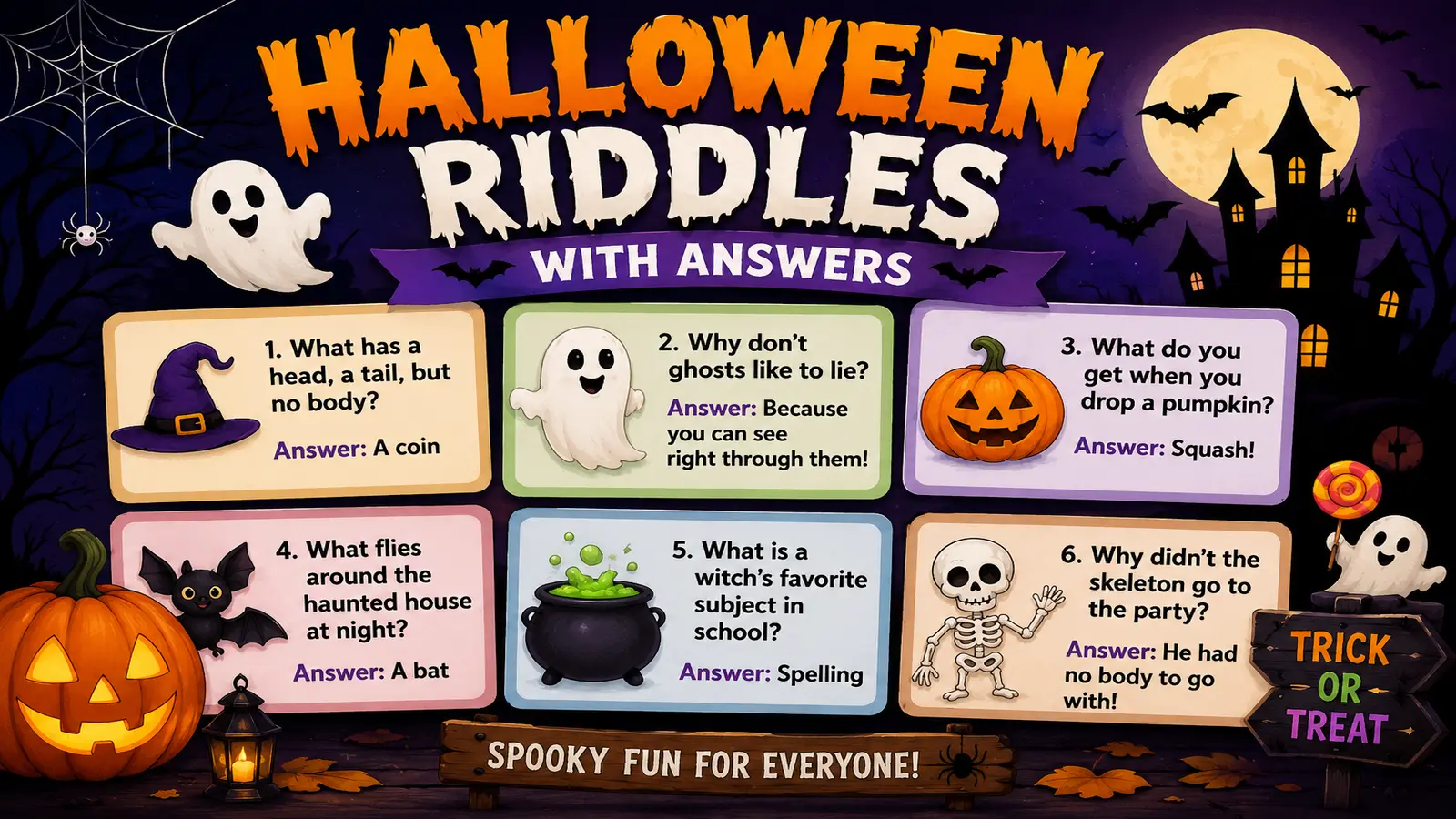 Halloween Riddles With Answers for Spooky Fun