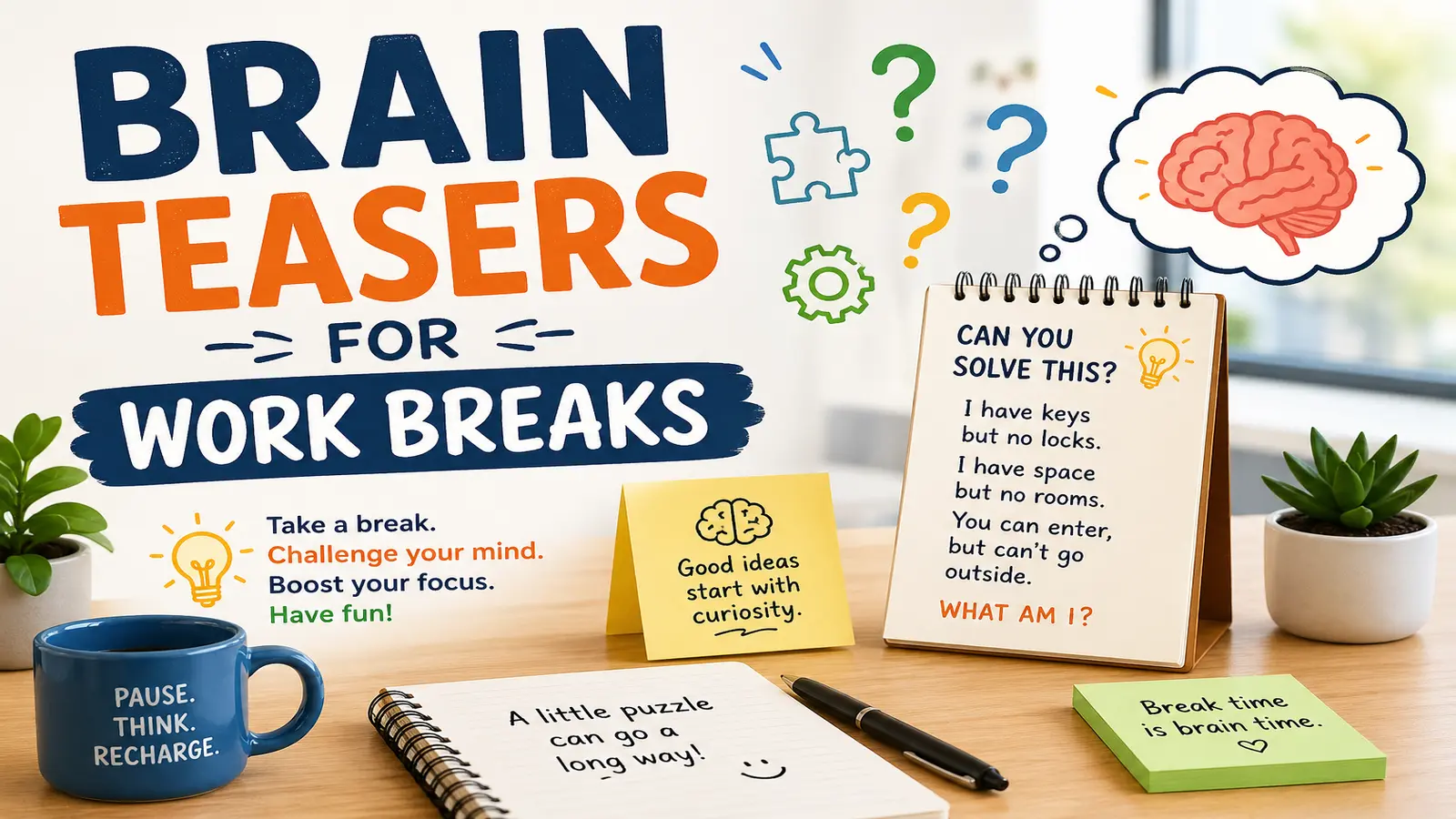 Brain Teasers for Work Breaks With Answers