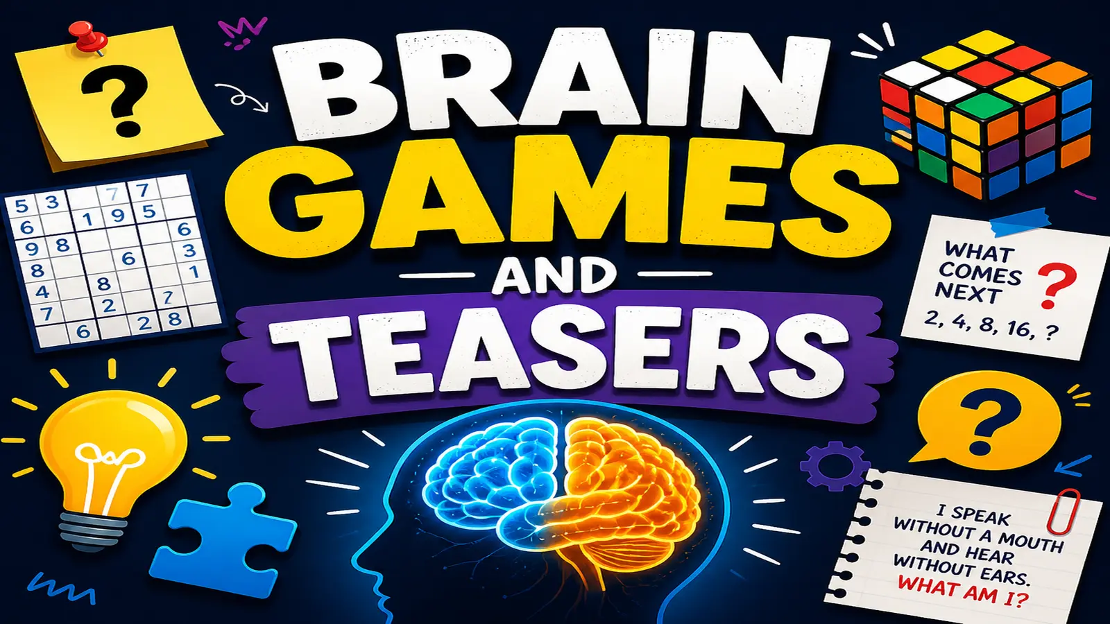 Brain Games and Teasers: Fun Puzzles for Every Age
