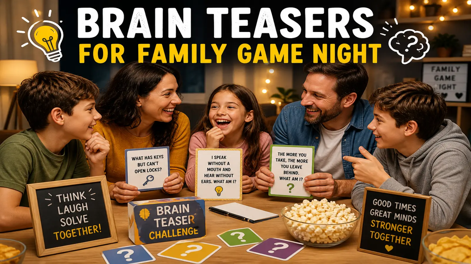 Brain Teasers for Family Game Night