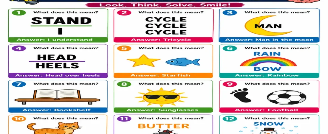 Visual Riddles With Answers for Sharp Eyes