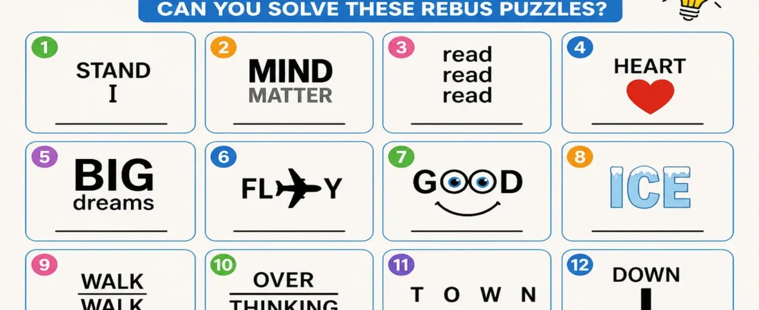Visual Word Puzzles: Fun Rebus Games for All Ages