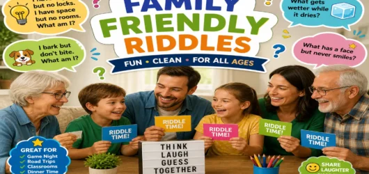 Family Friendly Riddles Everyone Can Enjoy