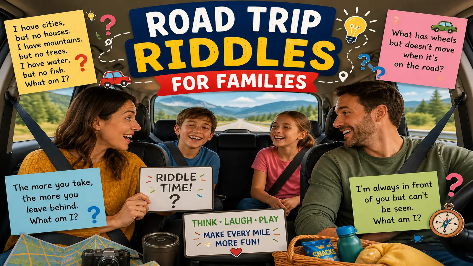 Road Trip Riddles for Families: 180 Fun Picks
