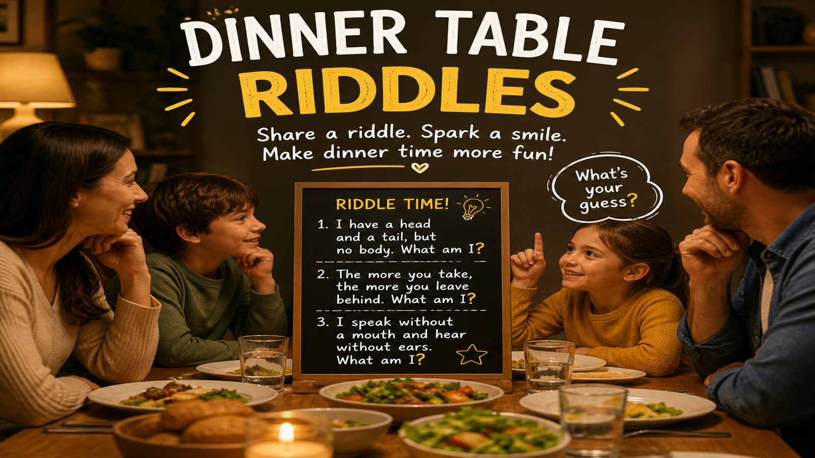 Dinner Table Riddles Everyone Will Love
