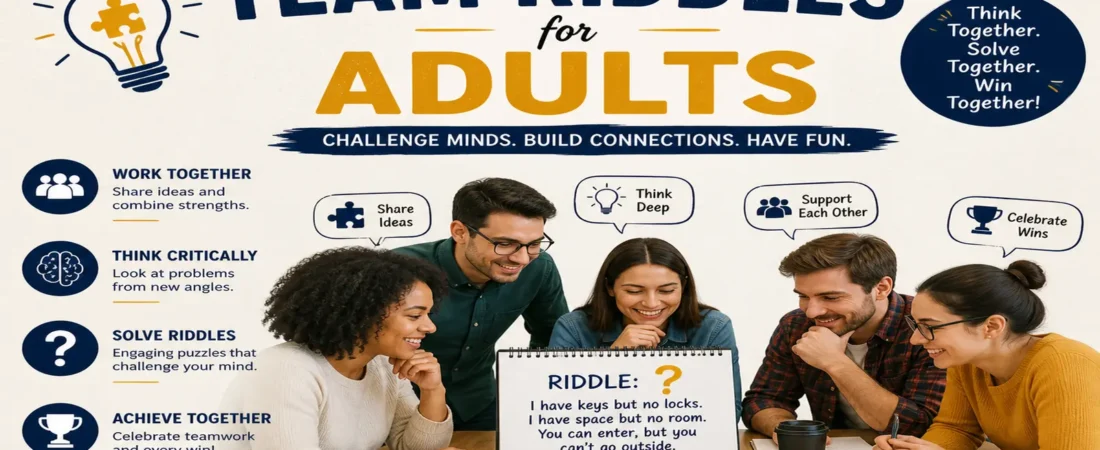 Team Riddles for Adults: Fun Group Brain Games Guide