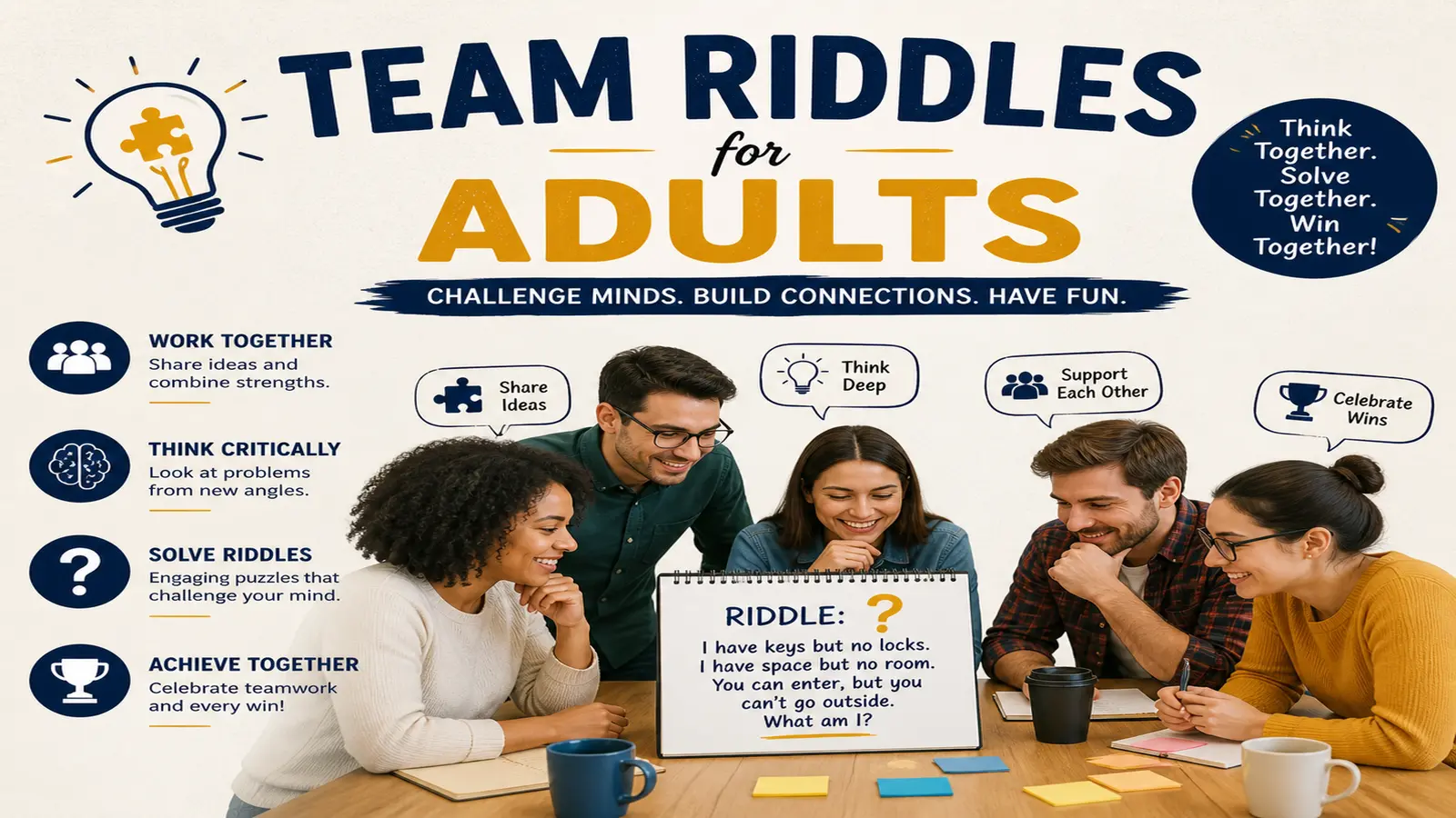 Team Riddles for Adults: Fun Group Brain Games Guide