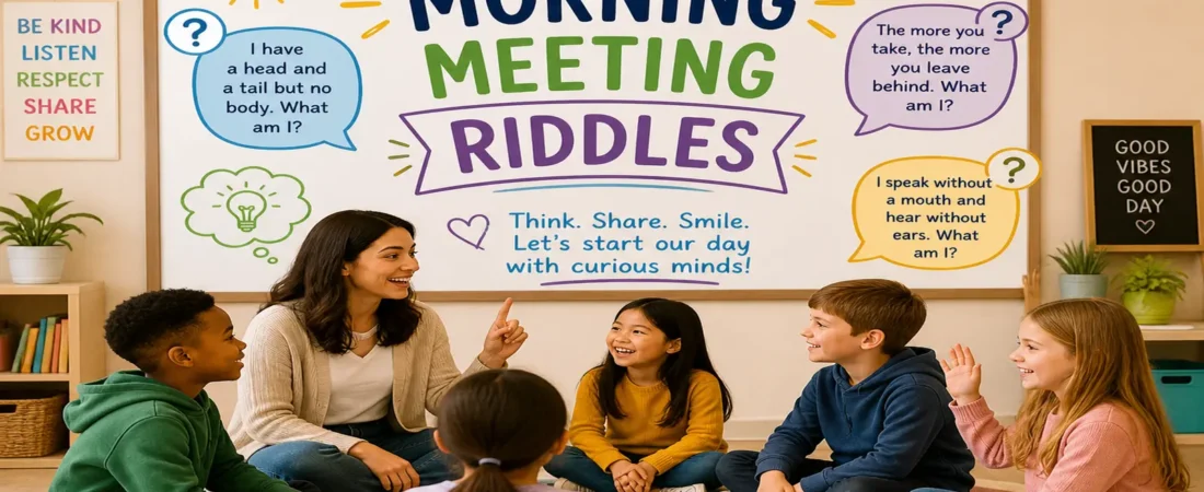 Morning Meeting Riddles: 16 Fun Icebreakers for Groups