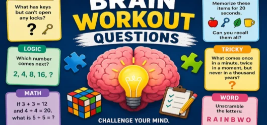Brain Workout Questions to Boost Sharp Thinking
