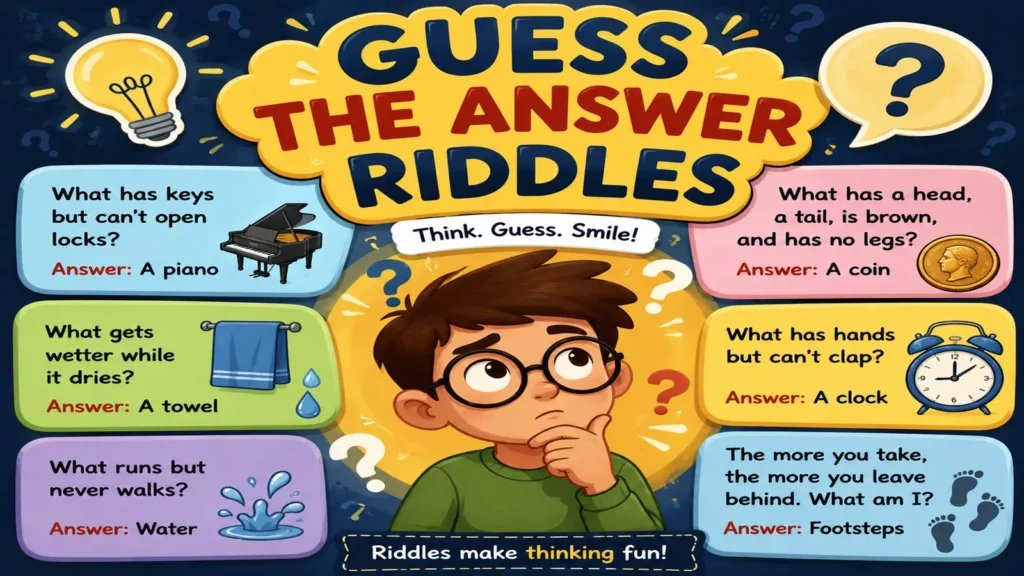 Friends and family solving riddles together