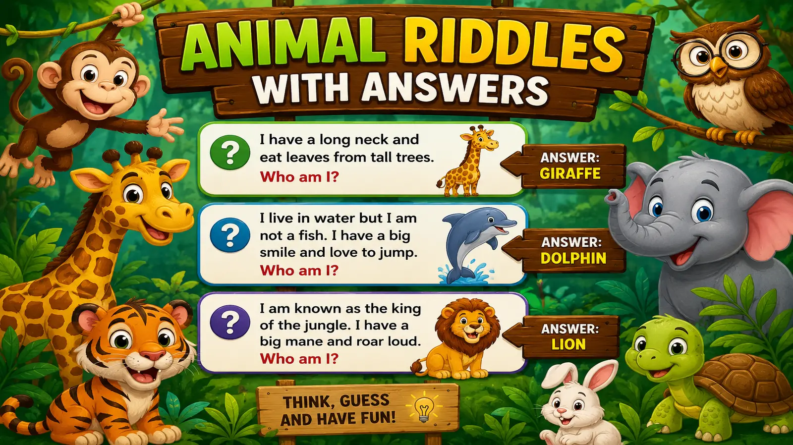 Animal Riddles With Answers