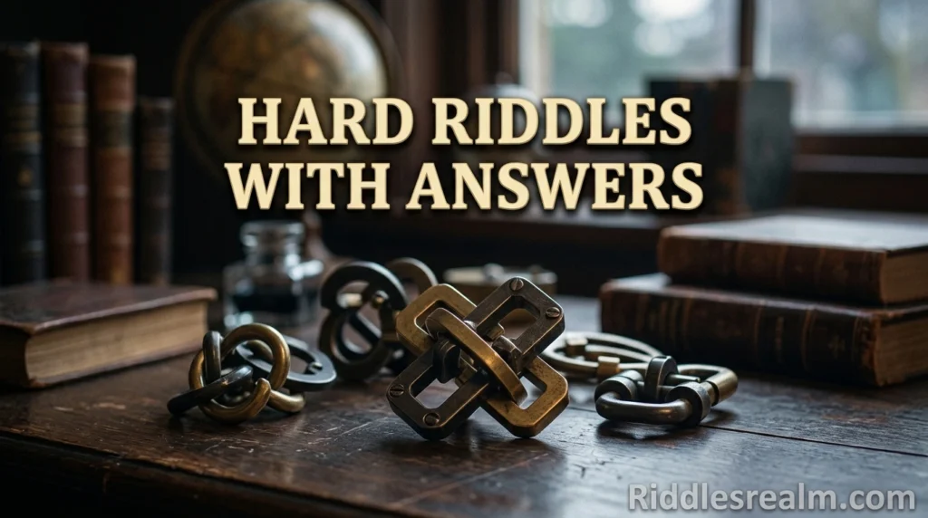 50 hard riddles with answers