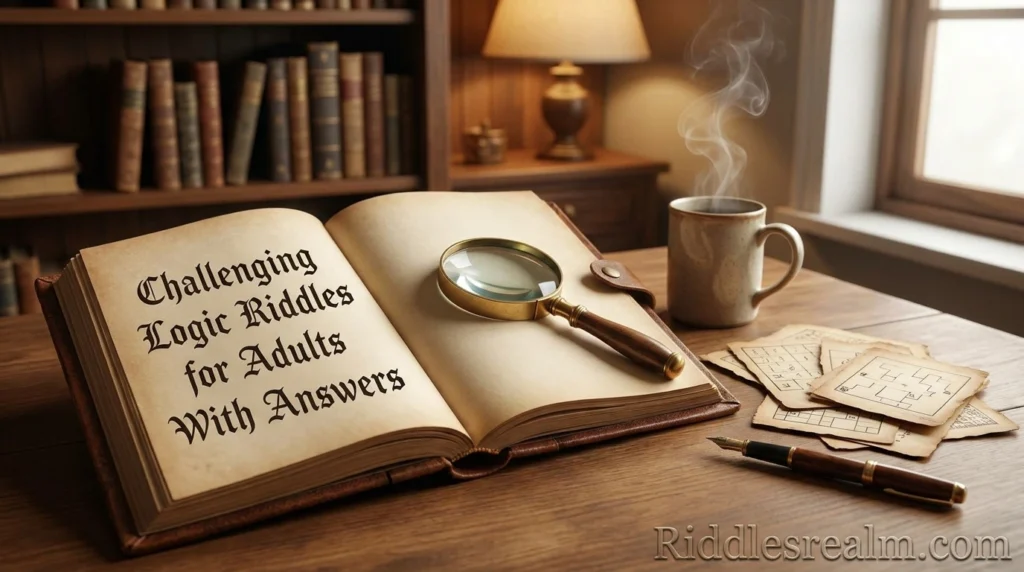 Challenging Logic Riddles for Adults With Answers