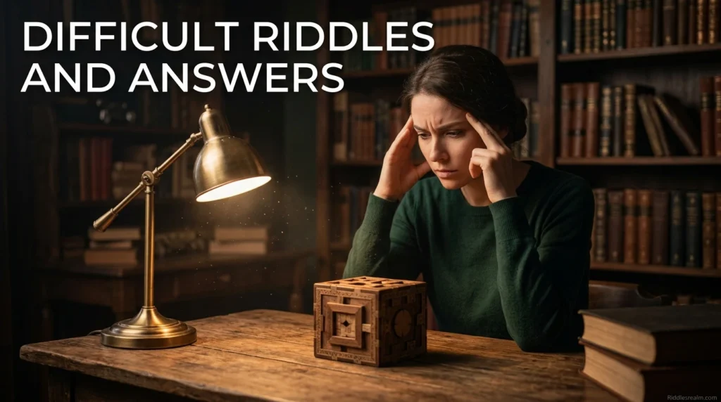 Difficult Riddles and Answers