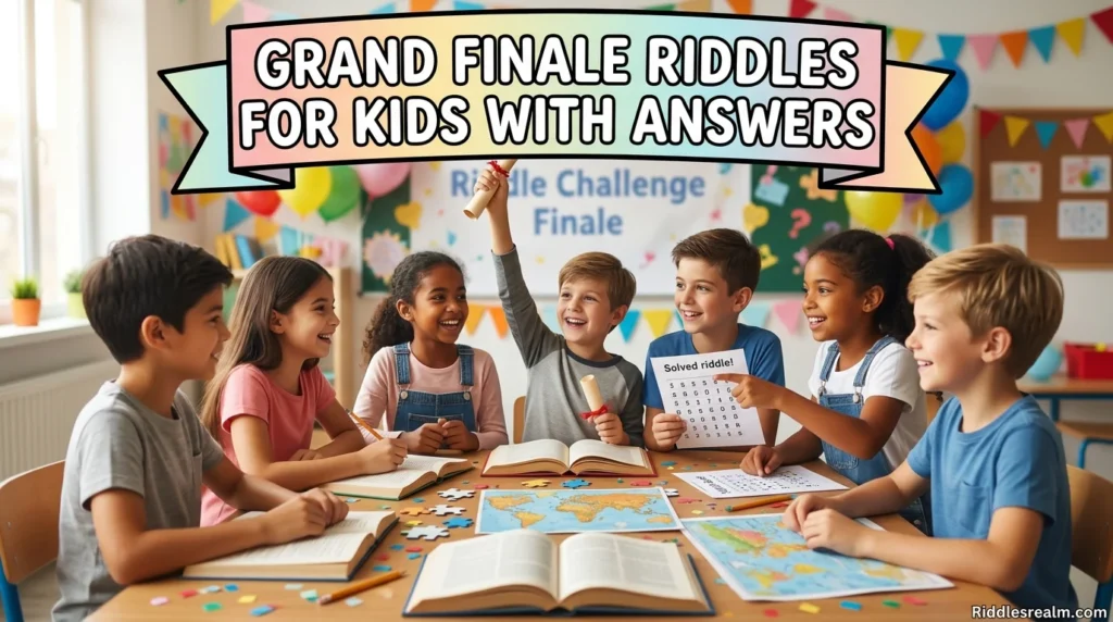 Grand Finale Riddles for Kids with Answers