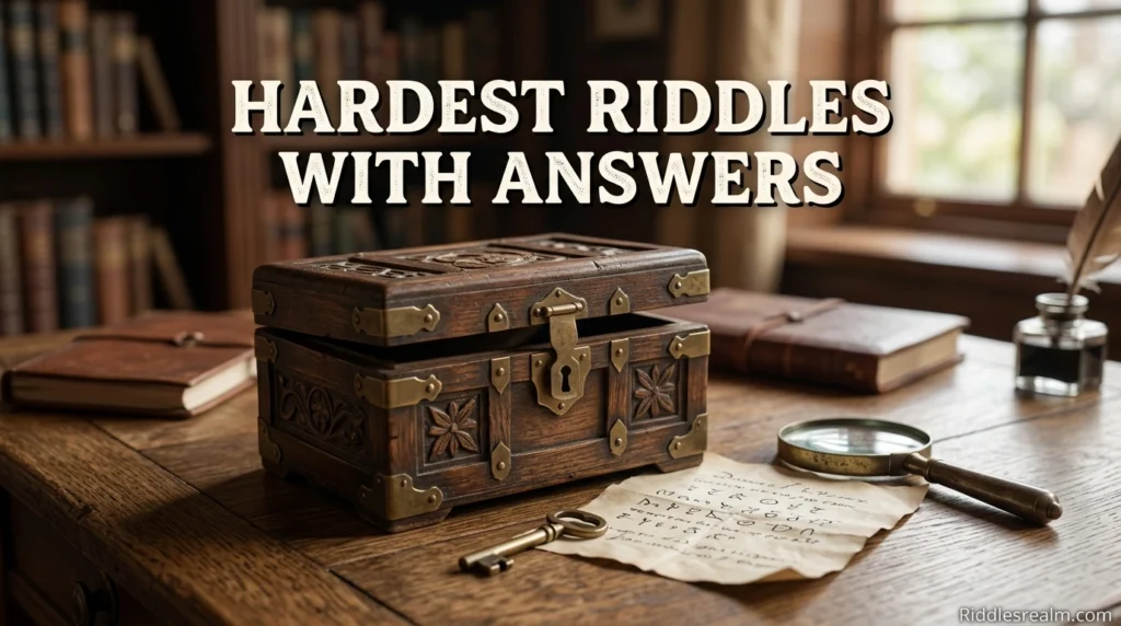 Hardest Riddles With Answers