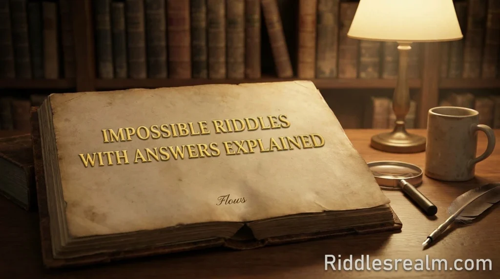 Impossible Riddles With Answers Explained