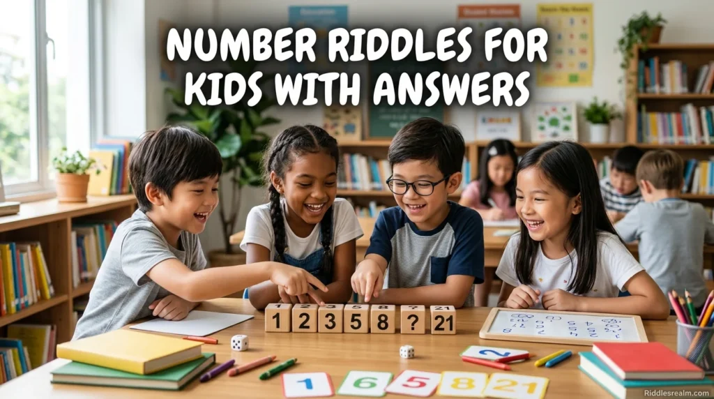 Number Riddles for Kids with Answers