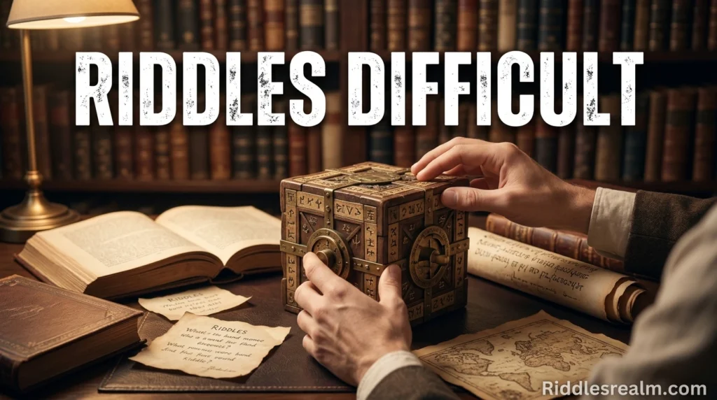 Riddles Difficult