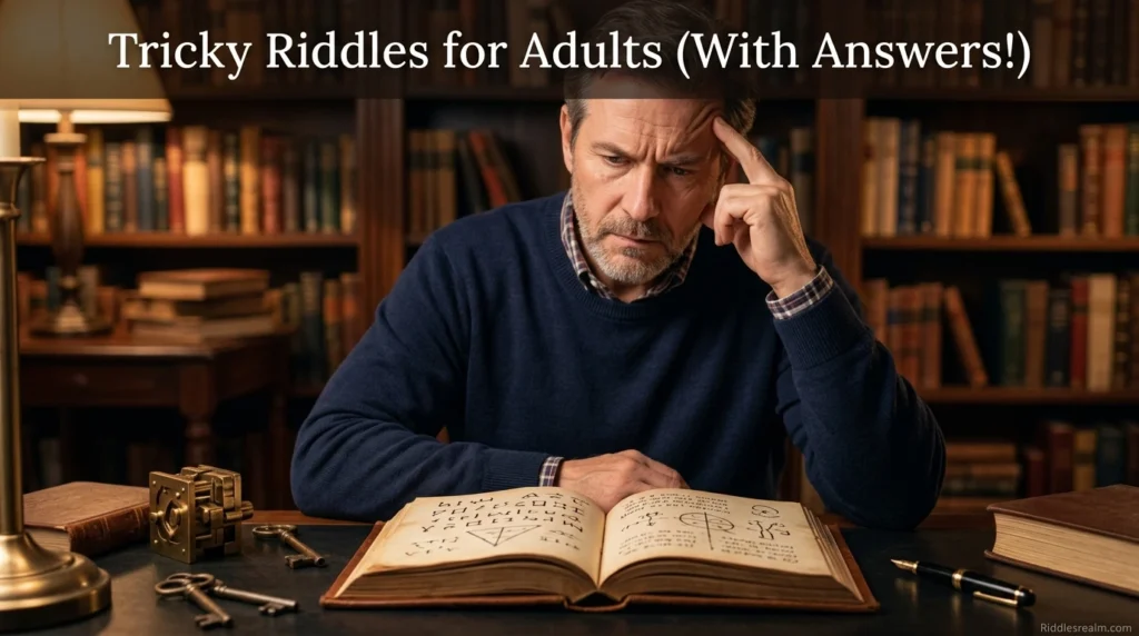Tricky Riddles for Adults (With Answers!)